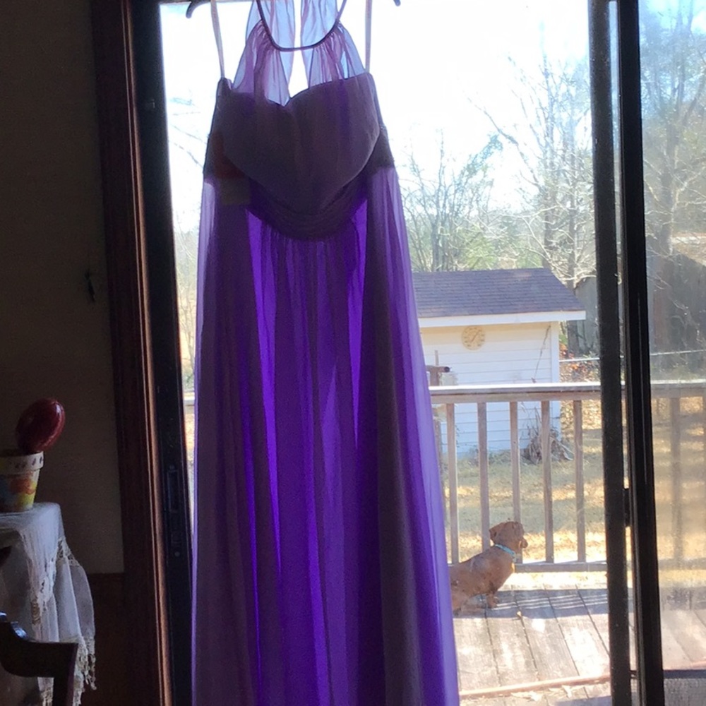 New with tags lilac bridesmaid dress .. never worn except to try on ..